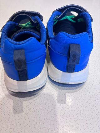 Scarpe Arena Natural 3.0 Jr Blu/Verde Misura 32