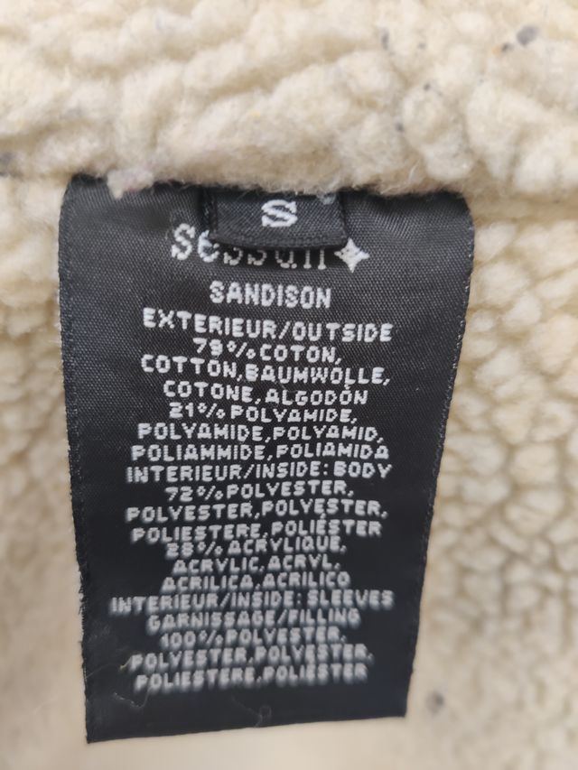 Parka Sessun azul talla S