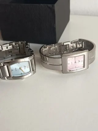 Relojes Lotus Plata y Rosa