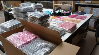 340 Kufiya Palestina 100% Algodón 100x100cm.