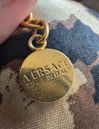 Pulsera Cristales Versace Medusa Dorada