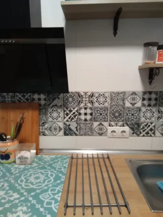 Caja de baldosas motivo hidráulico