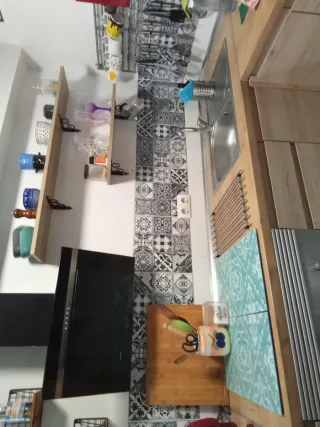 Caja de baldosas motivo hidráulico