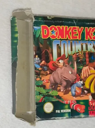 CAJA Donkey Kong Country Super Nintendo PAL