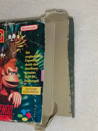 CAJA Donkey Kong Country Super Nintendo PAL