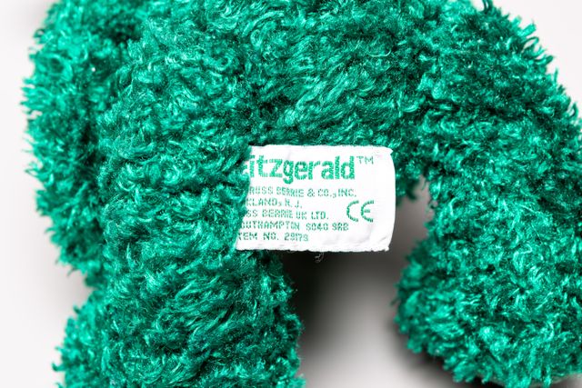 Oso de peluche verde Russ Berrie