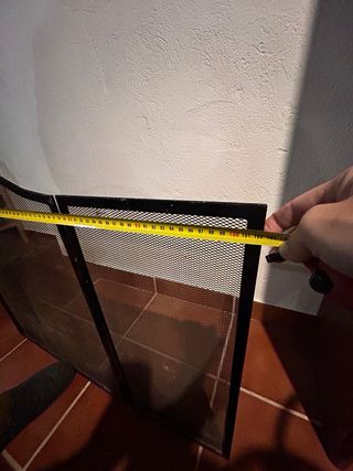 Protector chimenea salvachispas metal negro