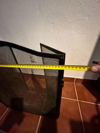 Protector chimenea salvachispas metal negro