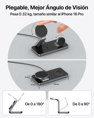 NUEVO! Cargador Inalámbrico 3 en 1 Mag-Safe