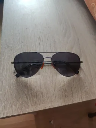 Armazón Gafas de Sol Aviador Negro/Plata