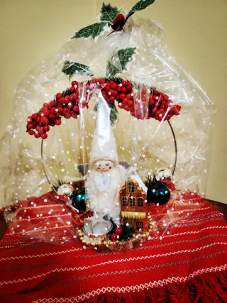 Centro de mesa navideño