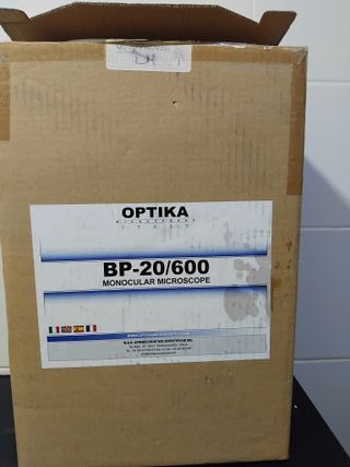 Microscopio Optika 20/600 sin estrenar