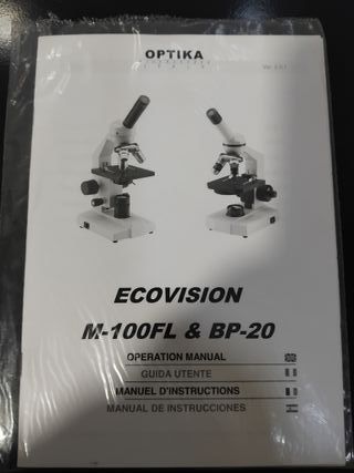 Microscopio Optika 20/600 sin estrenar