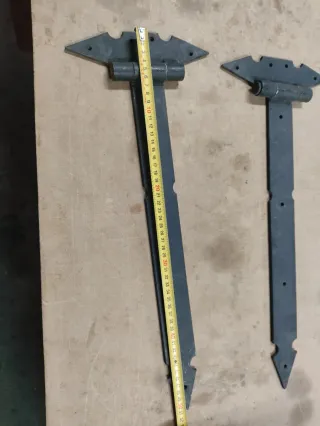 Bisagras rústicas de hierro forjado