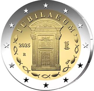 2€ Italia 2025 JUBILAEUM BE
