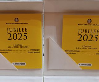 2€ Italia 2025 JUBILAEUM BE