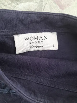 Sudadera azul marino combinada