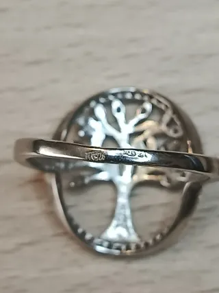 Sortija Plata Árbol de la Vida Circonitas
