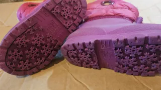 Botas de agua/nieve rosas para niña