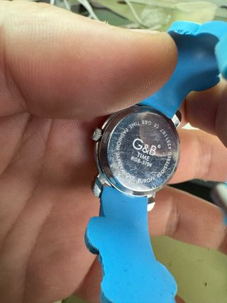 Reloj infantil G&B con correa azul