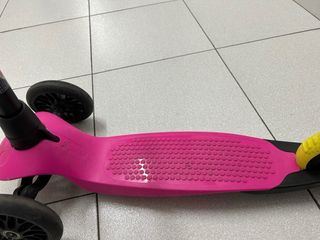 Monopatín 3 ruedas fucsia Decathlon