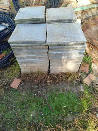 Losa de terrazo gris