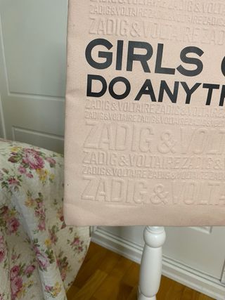 Bolso Tote Zadig & Voltaire Girls Can Do Anything