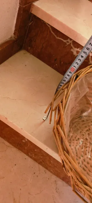 CESTA DE MIMBRE CON ASA.