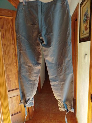 Pantalón cargo mujer verde militar