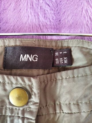 Pantalón cargo mujer verde militar