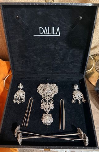 Aderezo Fallera Adulta DALILA Plata