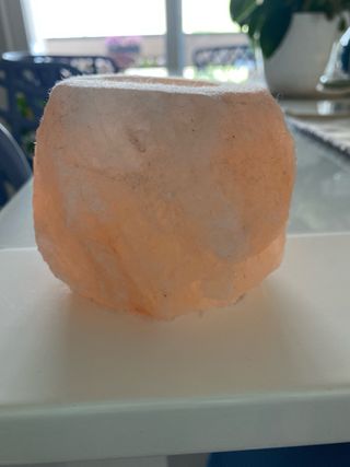 Lampada di sale grezzo