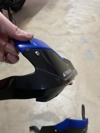 Paramanos Touratech Moto Azul/Negro