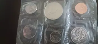 Conjunto Monedas Canadá 1980