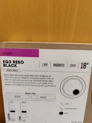 Parches Bombo percusión 18"