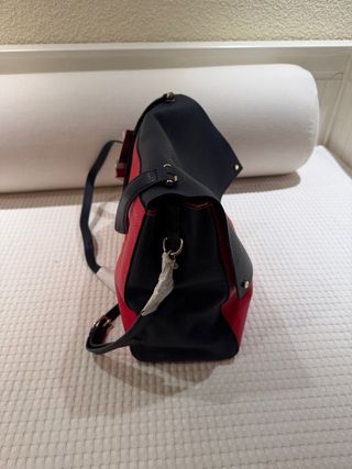 Bolso Piel Gloria Ortiz Azul y Rojo