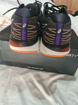 Tenis Asics Gel Cumulus Morado/Negro