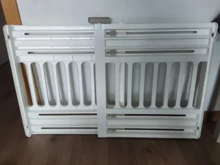 Barrera Seguridad Perros Plástico Blanca