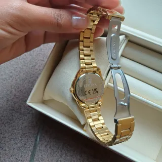 Joyero+Reloj Festina Dorado con Pedrería y Detalle