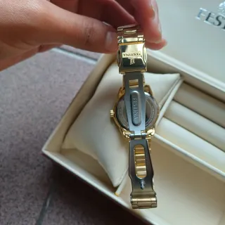 Joyero+Reloj Festina Dorado con Pedrería y Detalle