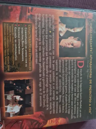 DVD "El Exorcista: El Comienzo" (Versión Prohibida