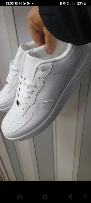 Sneakers Sportive Pelle N45 Bianco