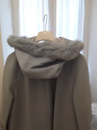 Cappotto in pura lana celeste