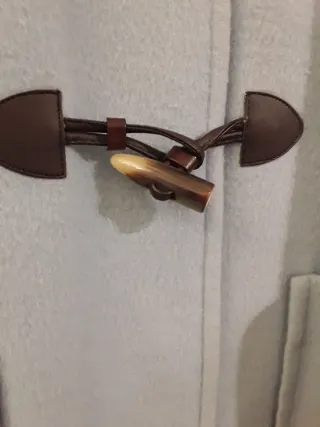 Cappotto in pura lana celeste