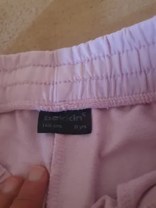 Pantalón de niña rosa 8 9