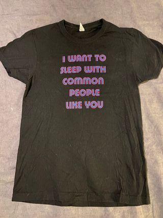 Camiseta Pulp - "Common People" - Talla M