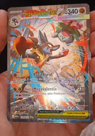 Carta Pokémon Mega-Lucario EX 179/132