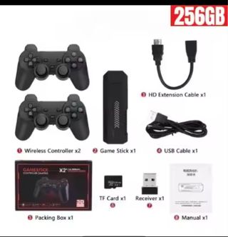 Consola Game Stick 256GB 2 Mandos