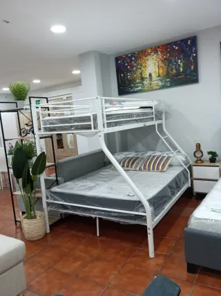 Litera Matrimonio Metal Blanca