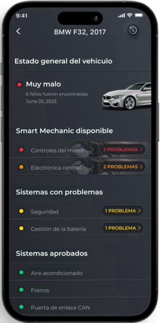 Diagnosis fallos coche